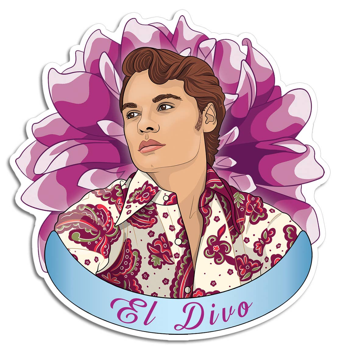 El Divo Juan Gabriel Die Cut Sticker