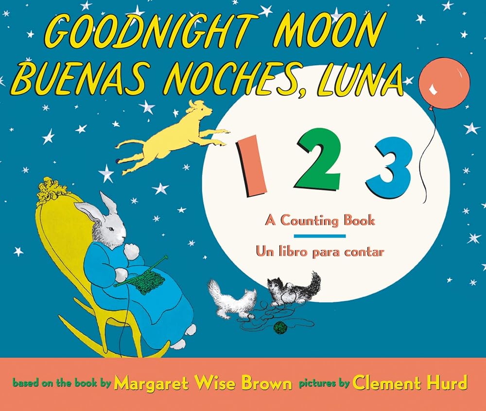 Goodnight Moon 123/Buenas noches, Luna 123 Board Book: Bilingual Spanish-English cover image