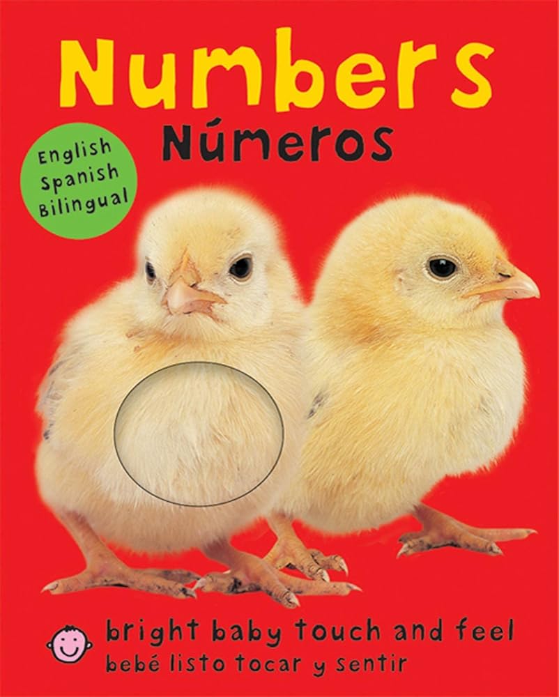 Bright Baby Touch & Feel: Bilingual Numbers / Números: English-Spanish Bilingual (Bright Baby Touch and Feel) (Spanish Edition) cover image