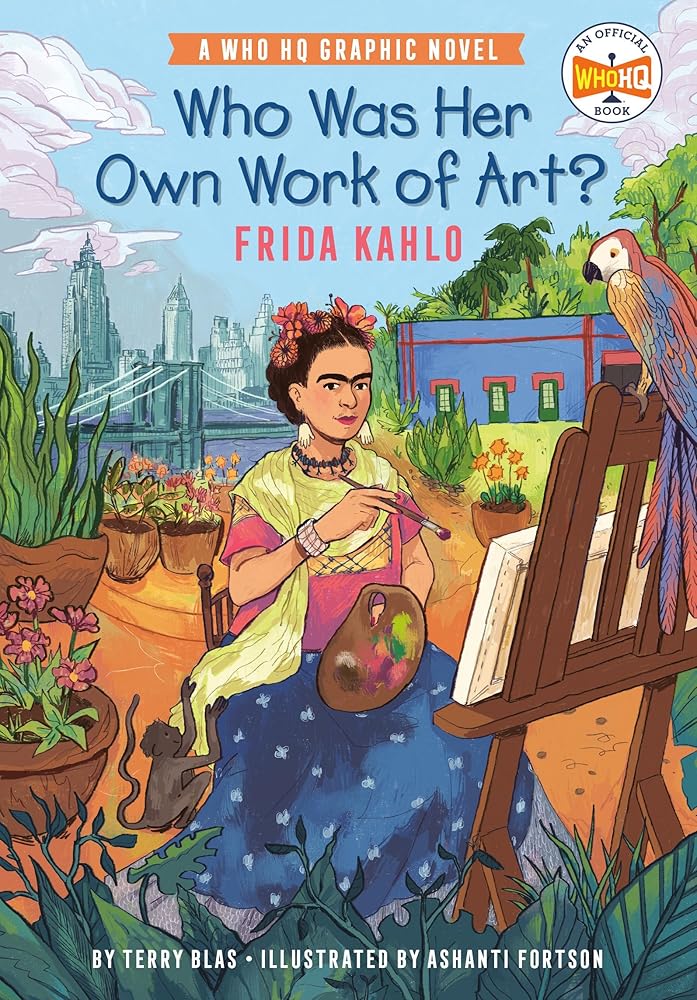 Who Was Her Own Work of Art?: Frida Kahlo: An Official Who HQ Graphic Novel (Who HQ Graphic Novels) cover image