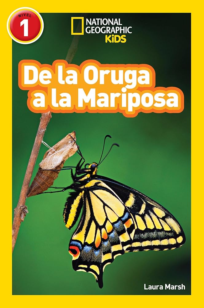 National Geographic Readers: De la Oruga a la Mariposa (Caterpillar to Butterfly) (Spanish Edition) cover image