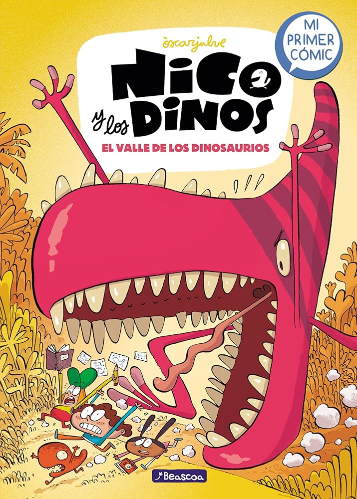 Nico y los dinos 2 - El valle de los dinosaurios (Mi primer cómic) cover image
