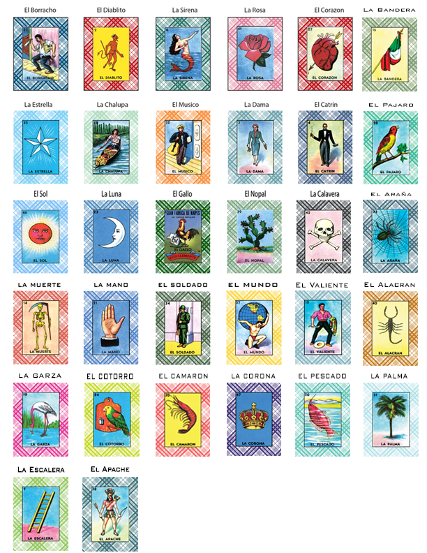 Loteria Pin Buttons