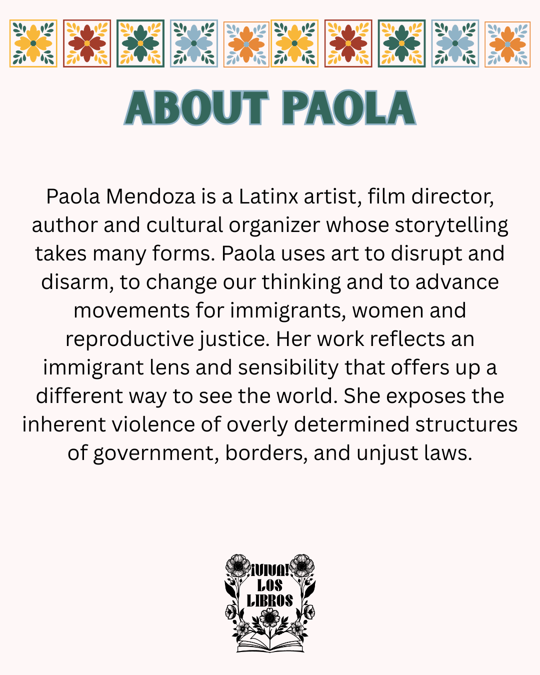 Paola Mendoza Workshop 10/15/25