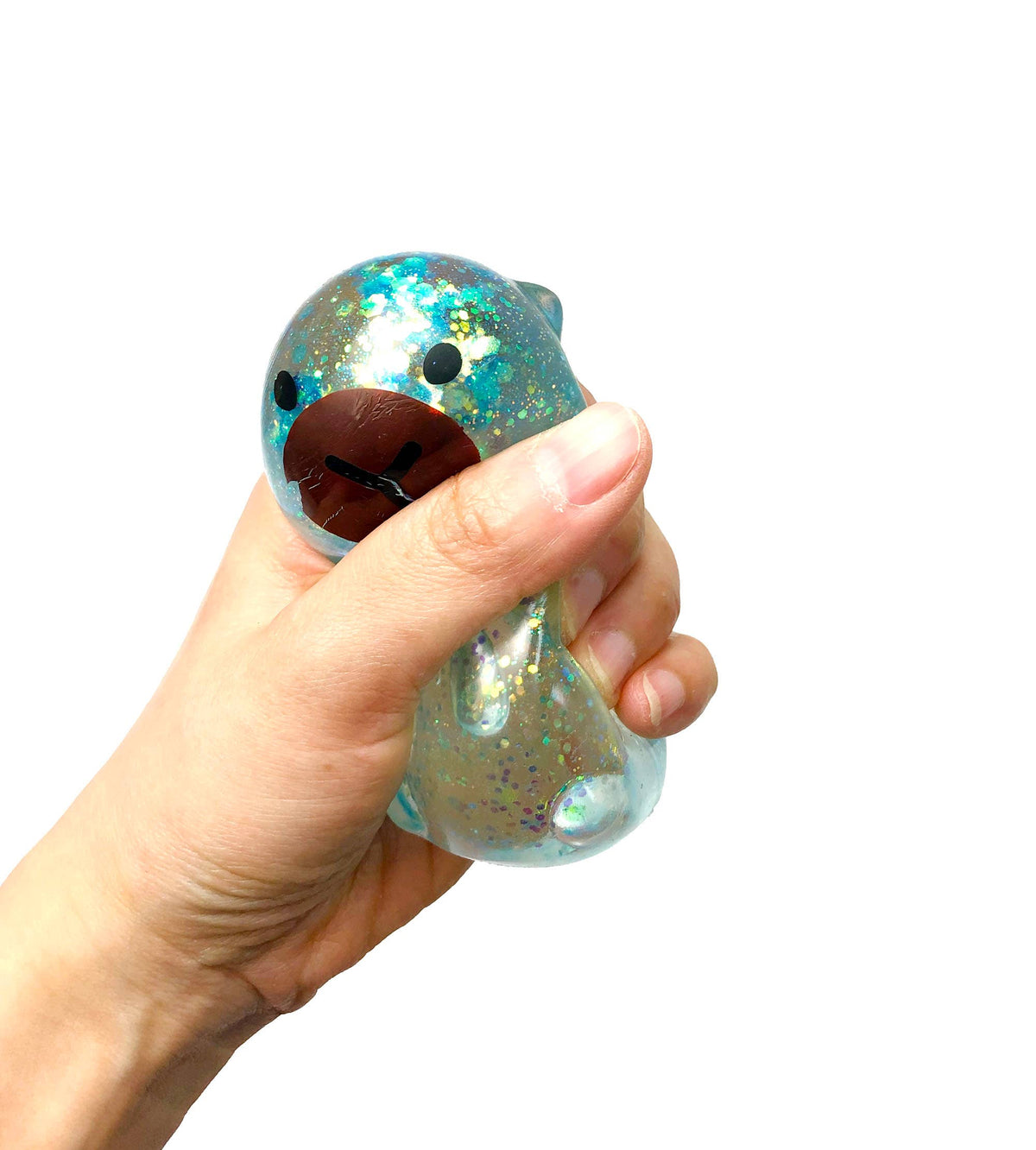 Capybara Glitter Stress Toy, Squishy Toys