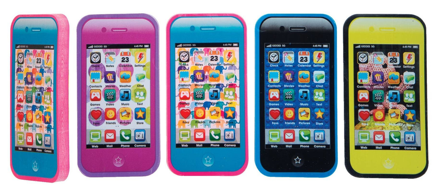 LIFE SIZE SMART PHONE ERASER 24CT/BG
