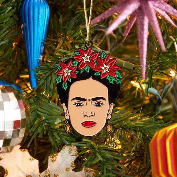 Artista Mexicana Enamel Holiday Ornament