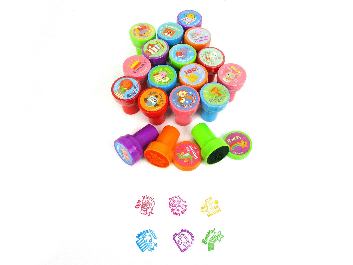 Spanish Encouragement Animal Stampers for Kids