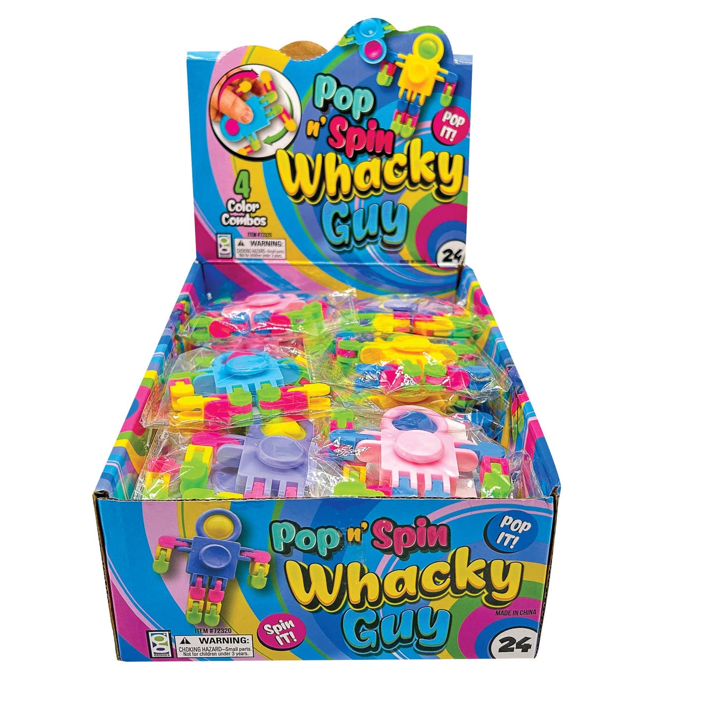 POP & SPIN WACKY GUY  24/DSP