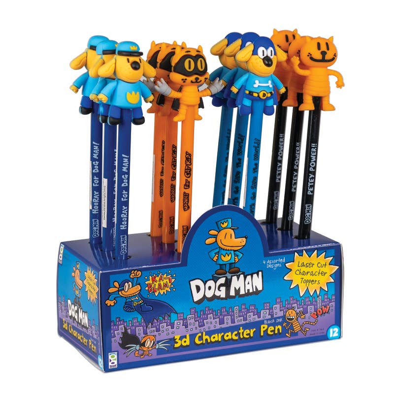 Dog Man Character Pen 12/display