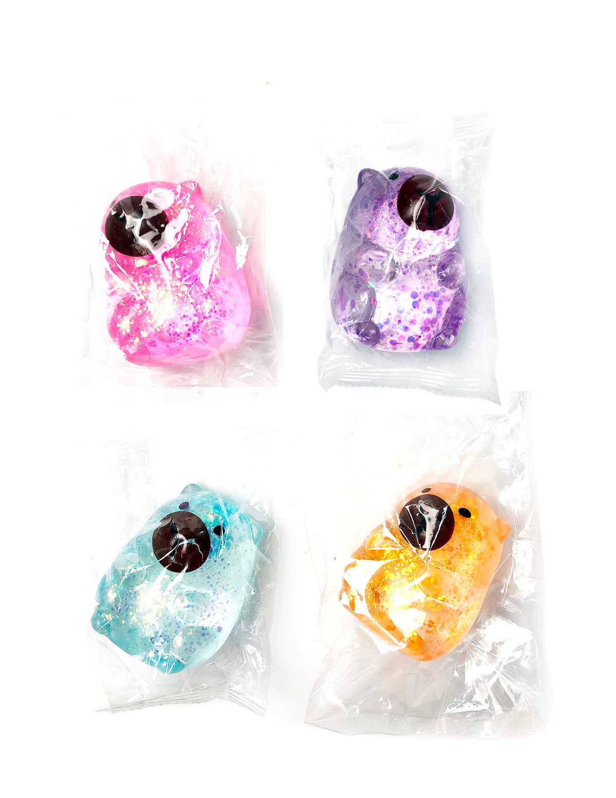 Capybara Glitter Stress Toy, Squishy Toys
