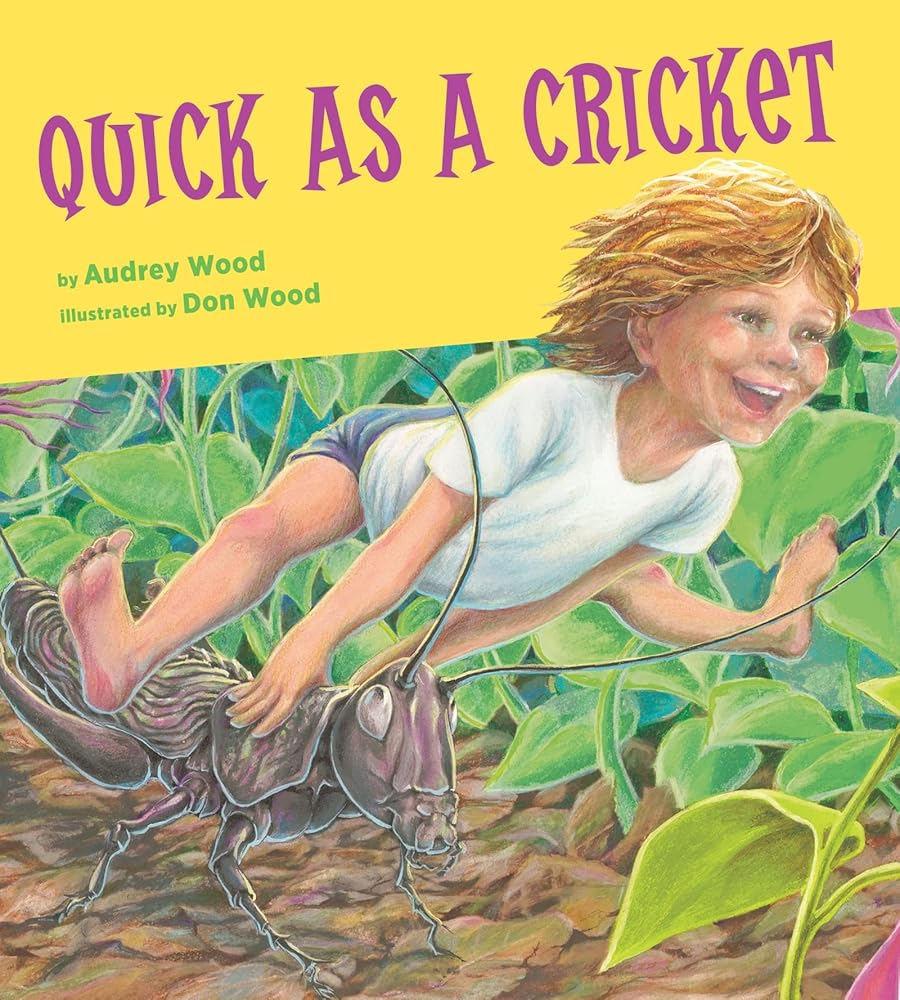 Quick as a Cricket Board Book cover image