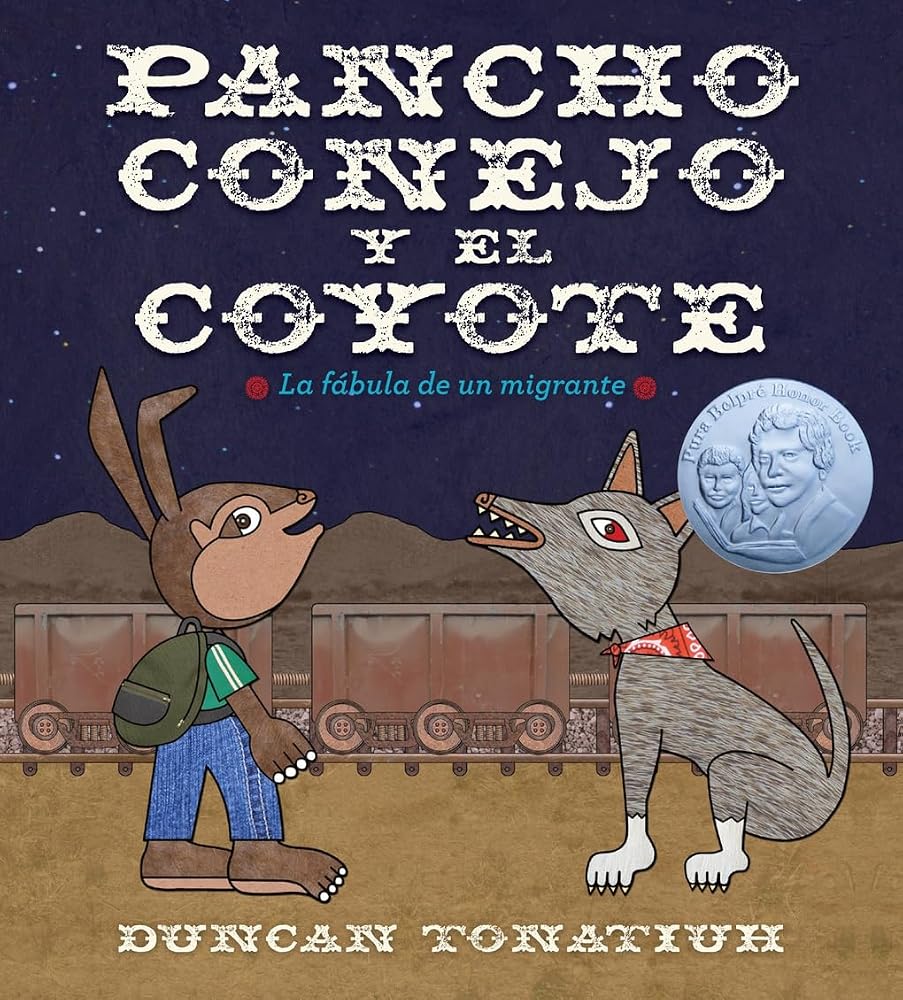Pancho conejo y el coyote: La fábula de un migrante (Pancho Rabbit and the Coyote Spanish Edition) cover image