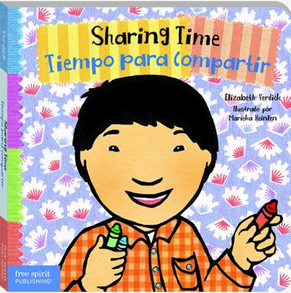 Sharing Time / Tiempo para compartir (Toddler Tools® Board Books) (Spanish and English Edition) cover image