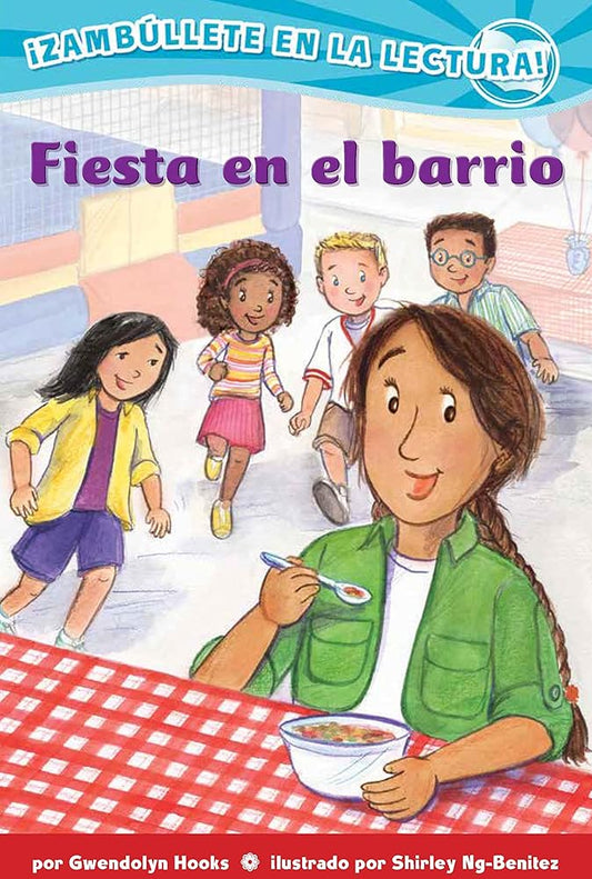 Fiesta en el barrio (Confetti Kids #3): (Block Party, Dive Into Reading) (Niños Confeti) (Spanish Edition) cover image