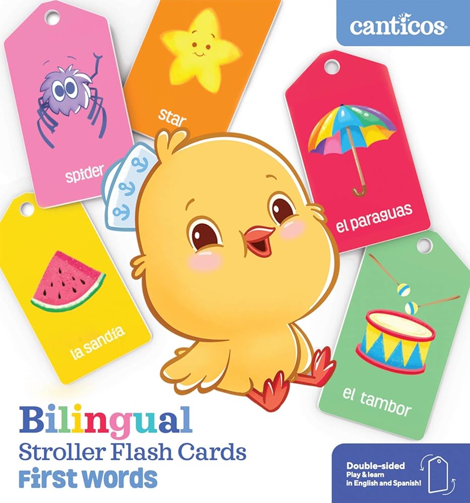 Canticos Bilingual Stroller Flash Cards: First Words (Canticos Cards) cover image