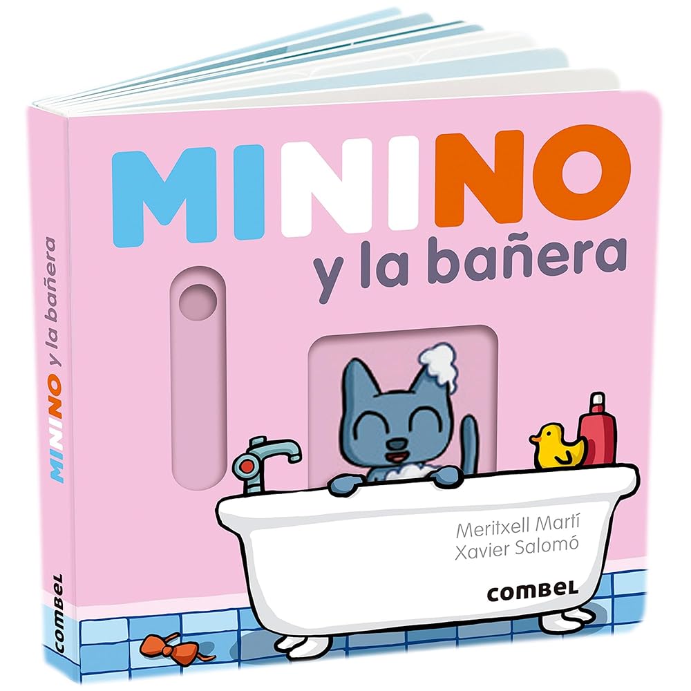 Minino y la bañera (6) – Descubre la diversión del baño con este cuento interactivo | Libro con mecanismos móviles a partir de 2 años cover image