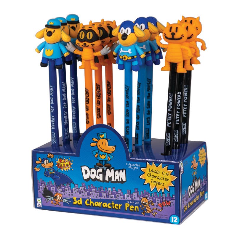 Dog Man Character Pen 12/display