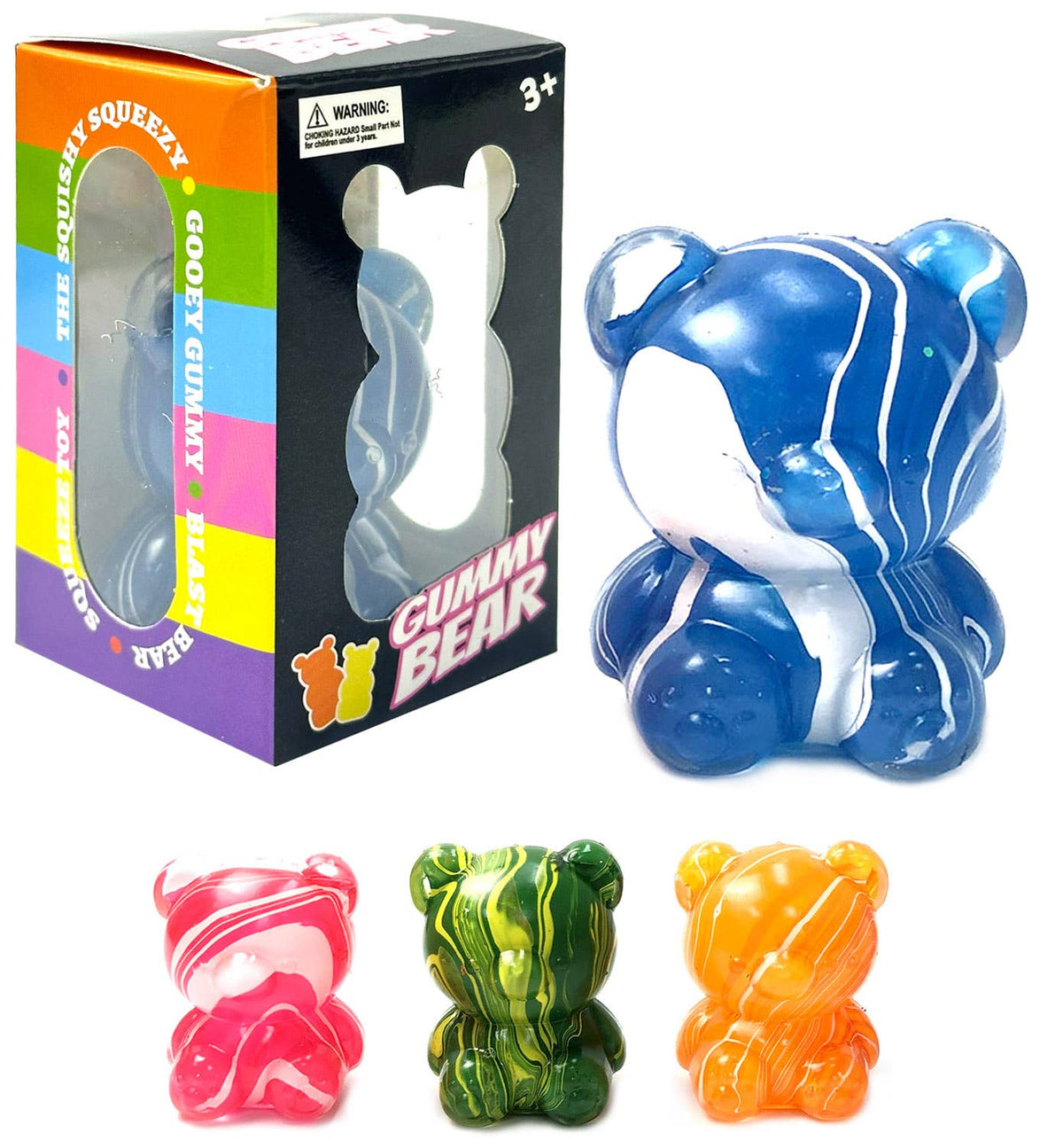 Gummy Bear Squishy Toy – Stress Relief Fidget Toy