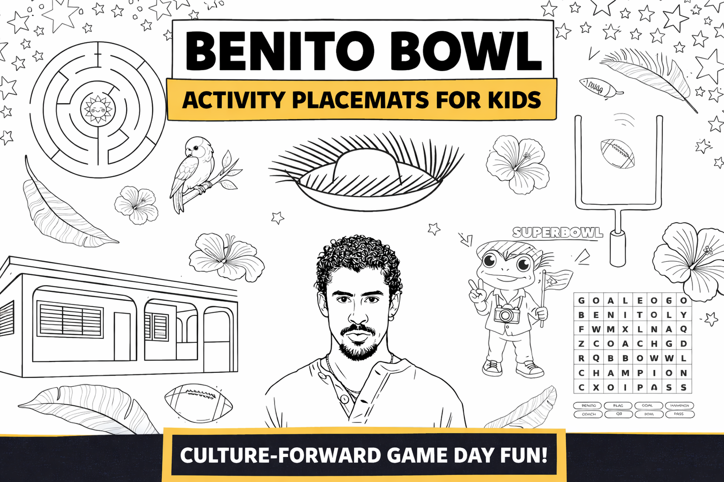 Benito Bowl Activity Mat
