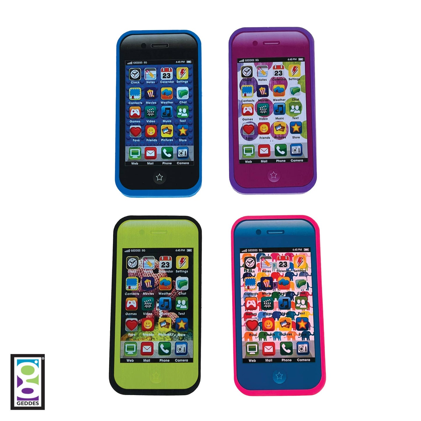 LIFE SIZE SMART PHONE ERASER  24CT/BG