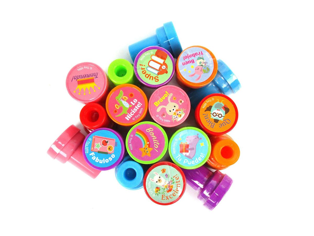 Spanish Encouragement Animal Stampers for Kids