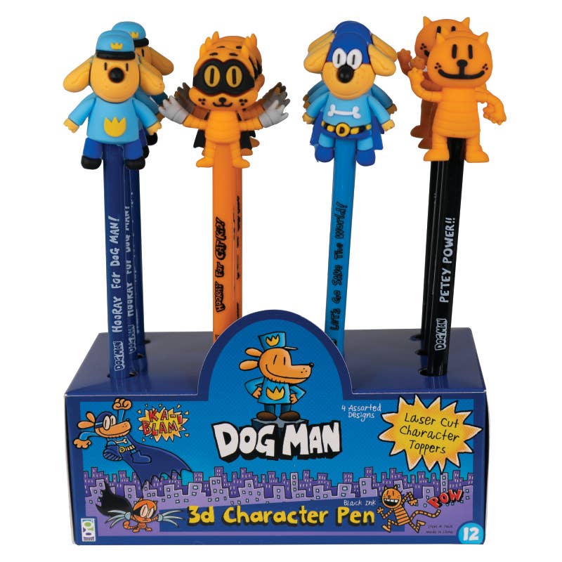Dog Man Character Pen 12/display