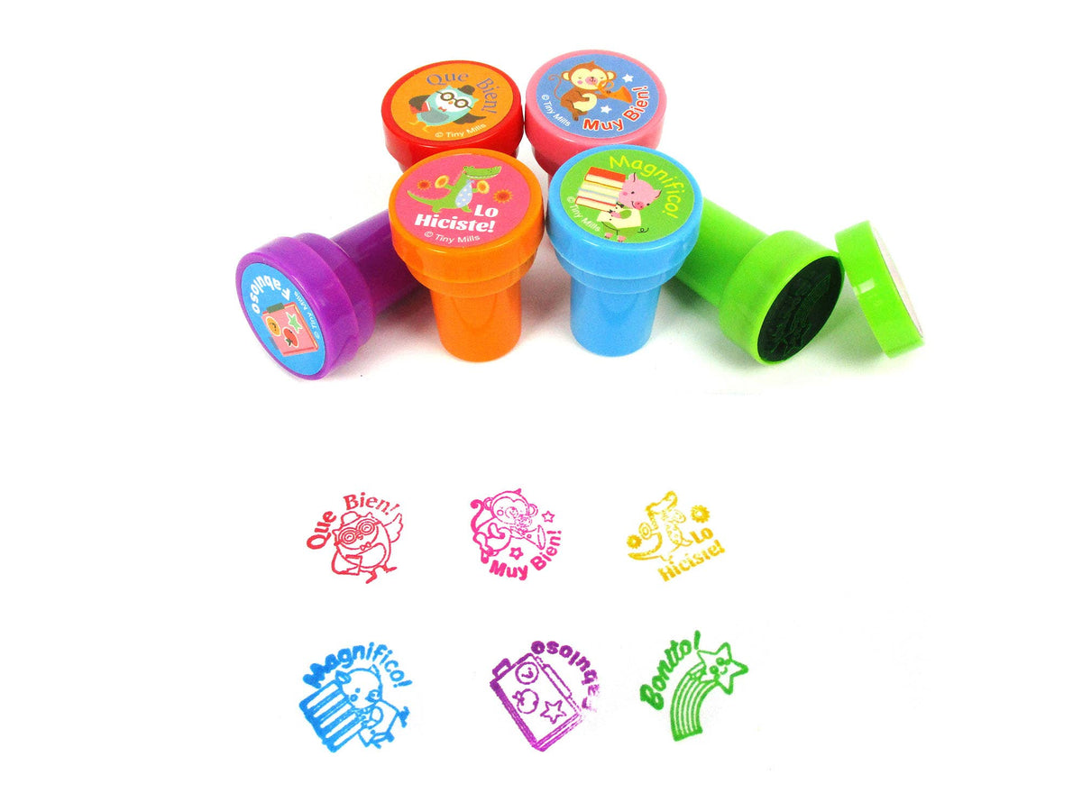 Spanish Encouragement Animal Stampers for Kids